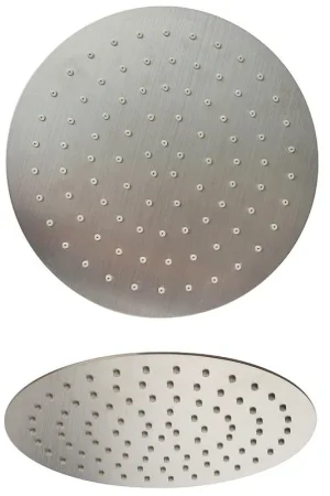 LaToscana Shower Line 12" Round Brushed Nickel Extra Slim Shower Head Premium