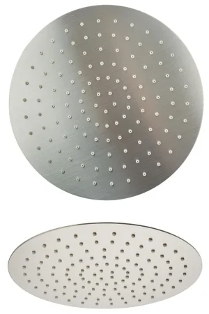 LaToscana Shower Line 10" Round Brushed Nickel Extra Slim Shower Head Place Order