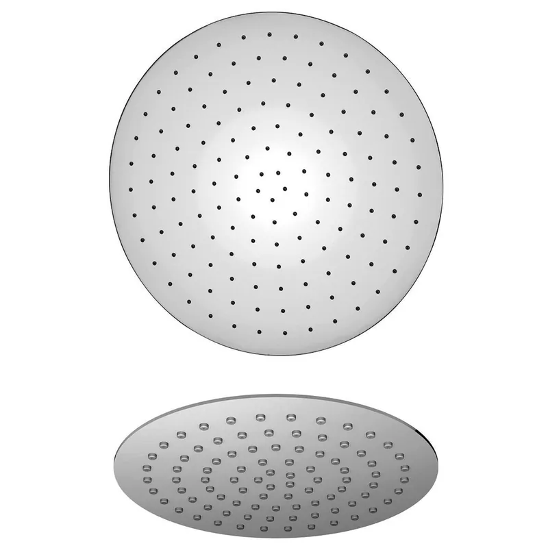 LaToscana Shower Line 10" Round Chrome Extra Slim Shower Head Handmade