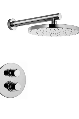 LaToscana Elba Chrome Thermostatic Shower Kit Editor’s Pick