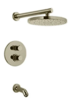 LaToscana Elba Brushed Nickel Thermostatic Tub & Shower Kit Deal