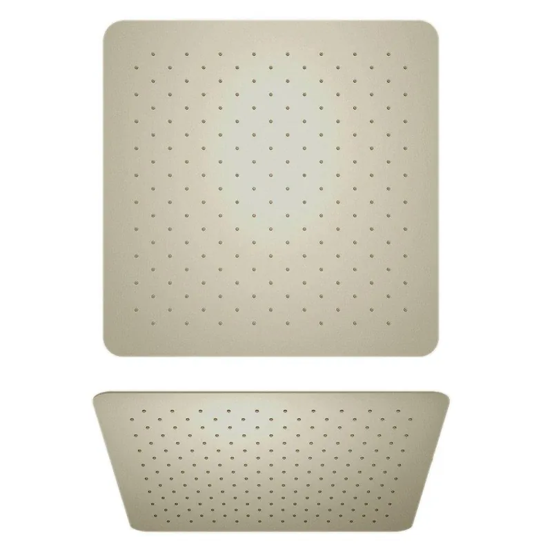 LaToscana Shower Line 12" Square Brushed Nickel Stainless Steel Extra Slim Shower Head Reduced Price