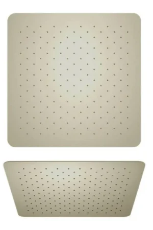 While Supplies Last LaToscana Shower Line 8" Square Brushed Nickel Stainless Steel Extra Slim Shower Head