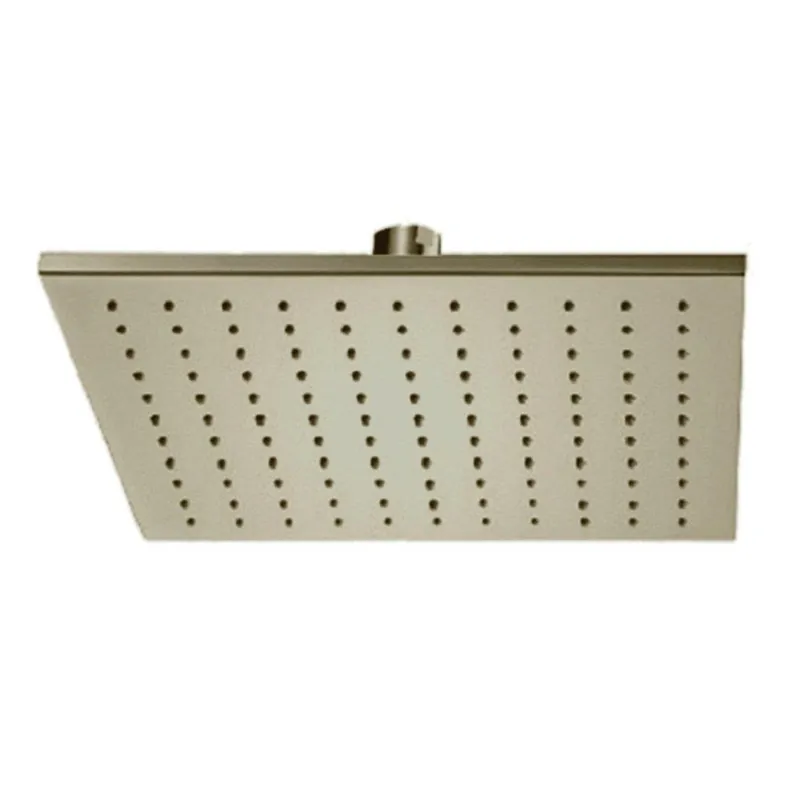 LaToscana Shower Line 12" Square Brushed Nickel Brass Shower Head Best Price