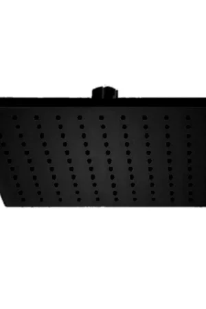 Brand New LaToscana Shower Line 10" Square Matt Black Brass Shower Head