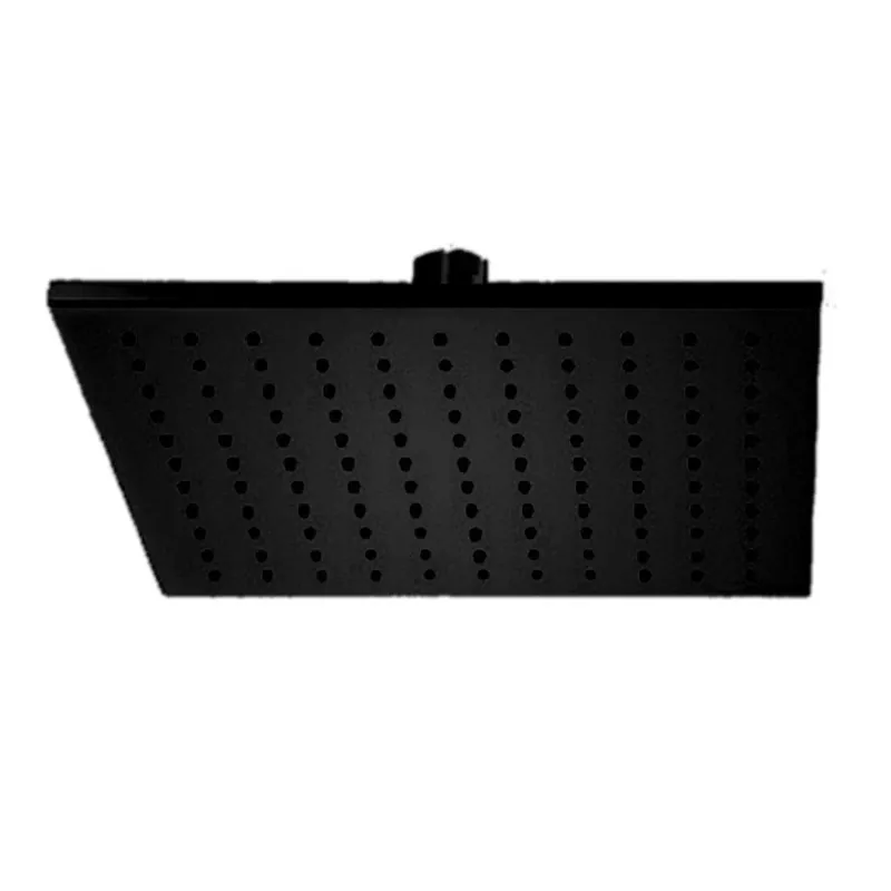 Brand New LaToscana Shower Line 10" Square Matt Black Brass Shower Head