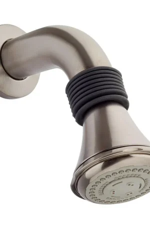 Exclusive LaToscana Water Harmony Brushed Nickel 3-Function Shower Head With Arm & Flange