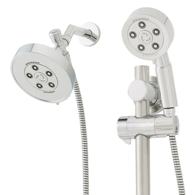 Speakman Neo 2.0 GPM Polished Chrome Anystream ADA Slide Bar Combination Shower System Viral
