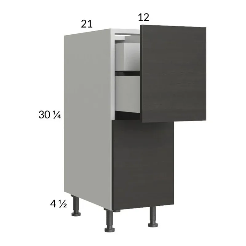RTA Euro Cafe 12" 2-Drawer Vanity Base Cabinet with 1 Inner Drawer Hot Picks