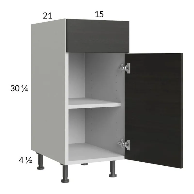 Crafted RTA Euro Cafe 15" Vanity Base Cabinet