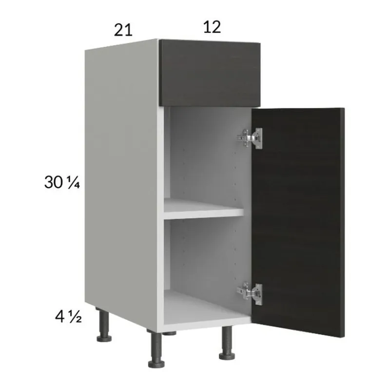 RTA Euro Cafe 12" Vanity Base Cabinet with 2 Finished End Panels Don’t Miss Out