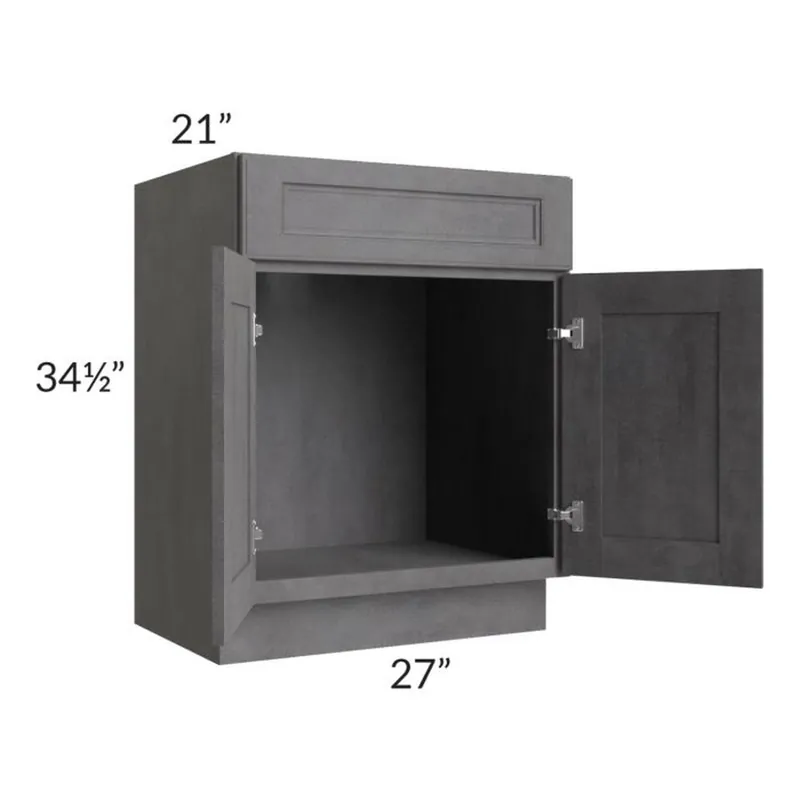 Sale RTA Stone Grey 27" Vanity Sink Base Cabinet