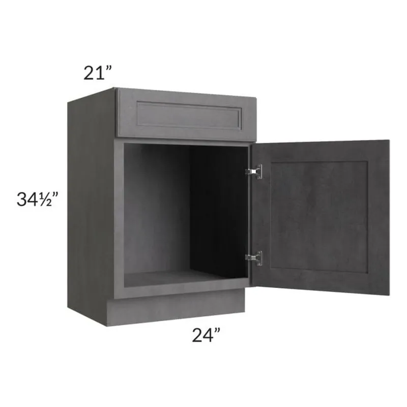 RTA Stone Grey 24" Vanity Sink Base Cabinet Super Sale