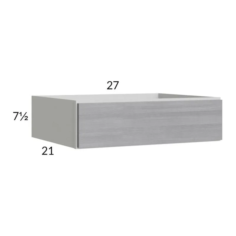 RTA Euro Grey 27" Knee Drawer Exclusive