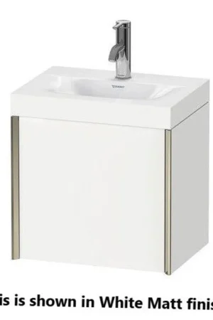Cheap Duravit XViu 18" x 18" x 13" One Door C-Bonded Wall-Mount Vanity Kit With One Tap Hole, Silver Pine (XV4631OB231C)