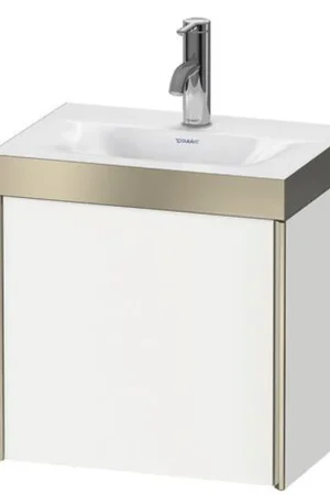 Affordable Duravit XViu 18" x 18" x 13" One Door C-Bonded Wall-Mount Vanity Kit Without Tap Hole, Black (XV4631NB140C)