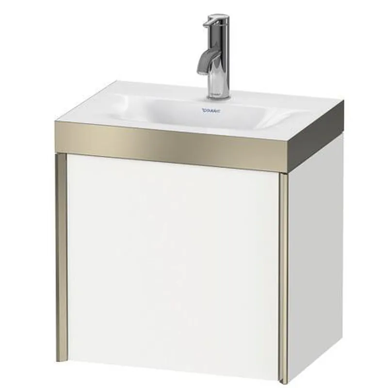 Affordable Duravit XViu 18" x 18" x 13" One Door C-Bonded Wall-Mount Vanity Kit Without Tap Hole, Black (XV4631NB140C)