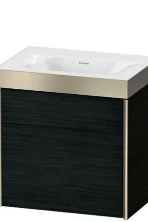 Buy Direct Duravit XViu 18" x 18" x 13" One Door C-Bonded Wall-Mount Vanity Kit Without Tap Hole, Oak Black (XV4630NB116P)