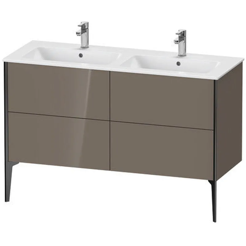 Duravit XViu 50" x 23" x 19" Four Drawer Floorstanding Vanity Unit Flannel Gray (XV44850B289) Holiday Sale