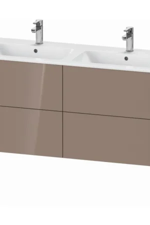 Buy Online Duravit XViu 50" x 23" x 19" Four Drawer Floorstanding Vanity Unit Cappuccino (XV44850B286)