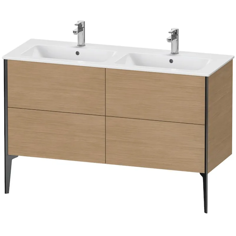 Duravit XViu 50" x 23" x 19" Four Drawer Floorstanding Vanity Unit European Oak (XV44850B252) Best Price