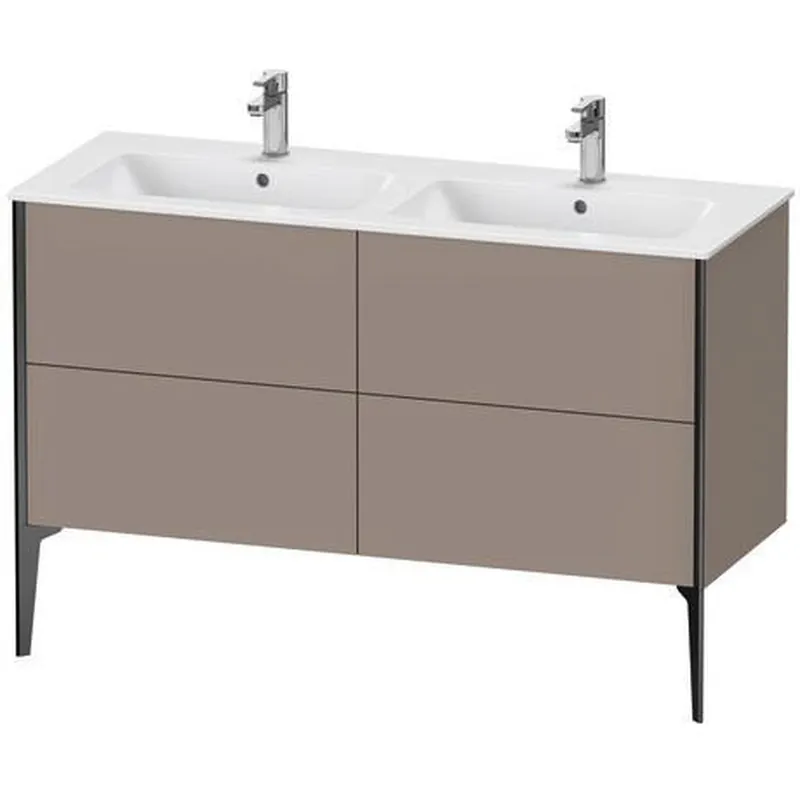 Duravit XViu 50" x 23" x 19" Four Drawer Floorstanding Vanity Unit Basalt (XV44850B243) Place Order