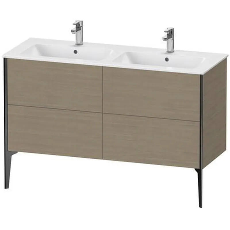 Buy Online Duravit XViu 50" x 23" x 19" Four Drawer Floorstanding Vanity Unit Oak Terra (XV44850B235)
