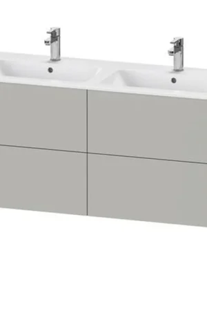 Brand New Duravit XViu 50" x 23" x 19" Four Drawer Floorstanding Vanity Unit Concrete Gray (XV44850B207)
