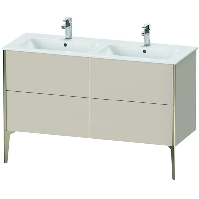 Limited Time Duravit XViu 50" x 23" x 19" Four Drawer Floorstanding Vanity Unit Taupe (XV44850B191)