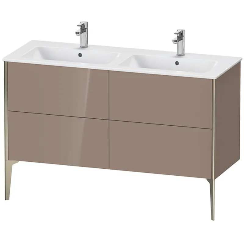 Duravit XViu 50" x 23" x 19" Four Drawer Floorstanding Vanity Unit Cappuccino (XV44850B186) Top Pick