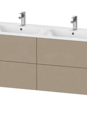 Crafted Duravit XViu 50" x 23" x 19" Four Drawer Floorstanding Vanity Unit Linen (XV44850B175)