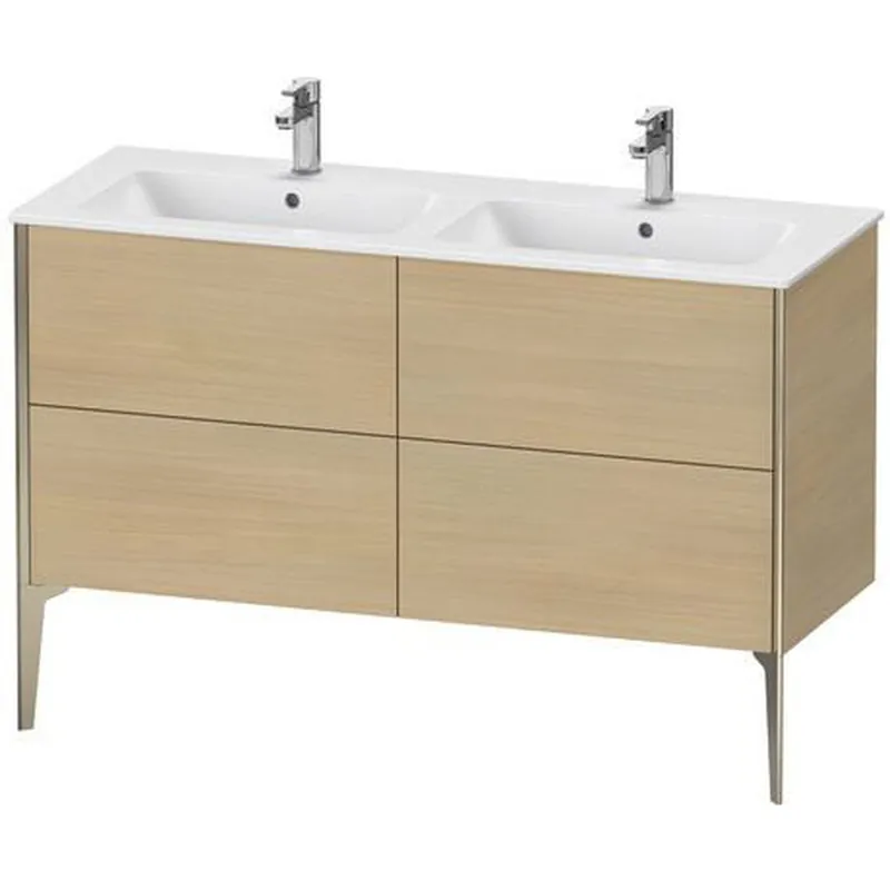 Holiday Sale Duravit XViu 50" x 23" x 19" Four Drawer Floorstanding Vanity Unit Mediterranean Oak (XV44850B171)