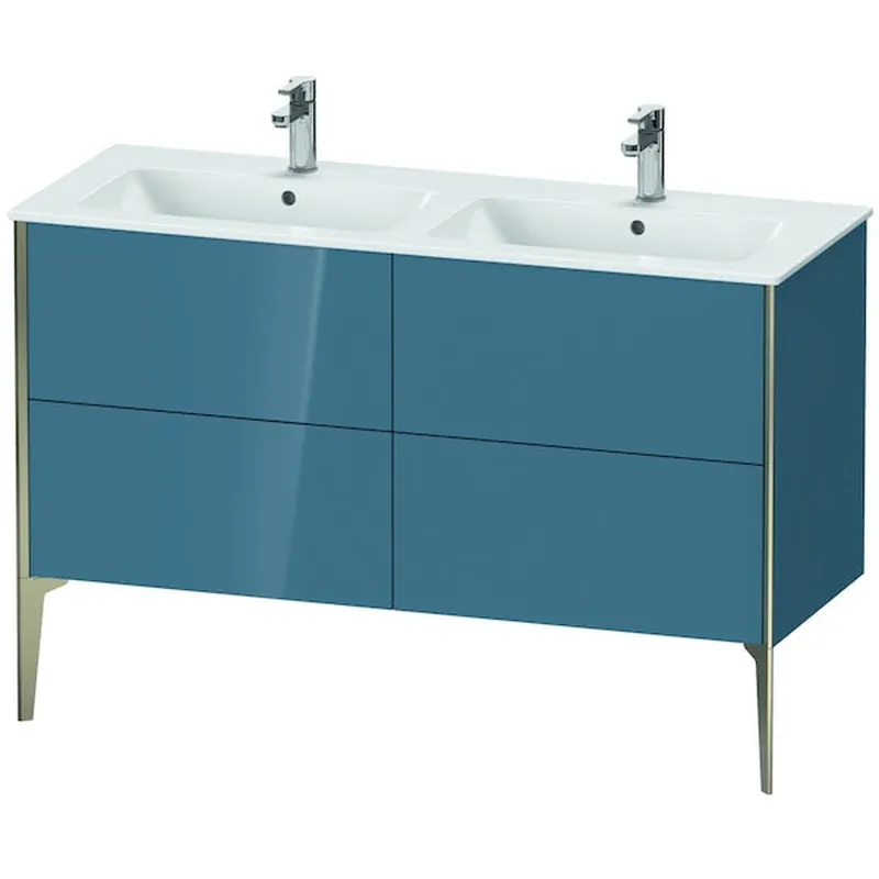 Duravit XViu 50" x 23" x 19" Four Drawer Floorstanding Vanity Unit Stone Blue (XV44850B147) Don’t Miss Out