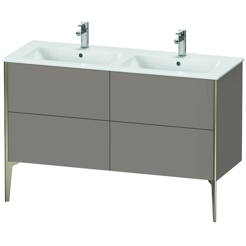 Duravit XViu 50" x 23" x 19" Four Drawer Floorstanding Vanity Unit Basalt (XV44850B143) Best Price