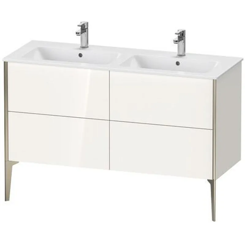 Duravit XViu 50" x 23" x 19" Four Drawer Floorstanding Vanity Unit Walnut Dark (XV44850B121) Today Only