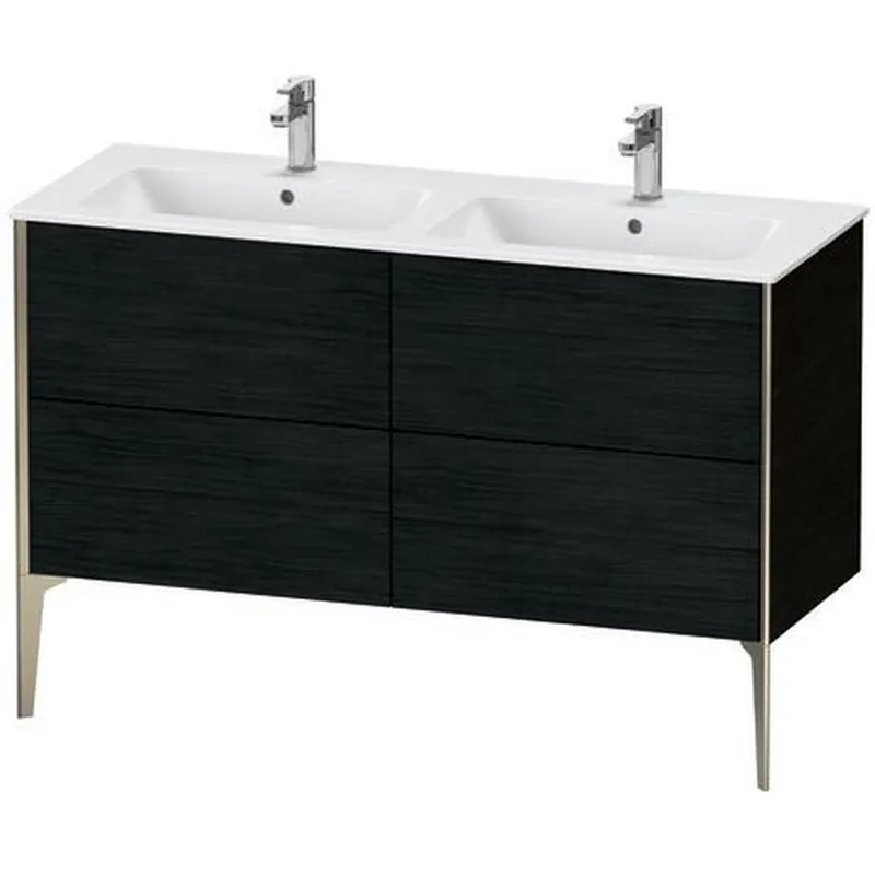 Time-Limited Duravit XViu 50" x 23" x 19" Four Drawer Floorstanding Vanity Unit Oak Black (XV44850B116)