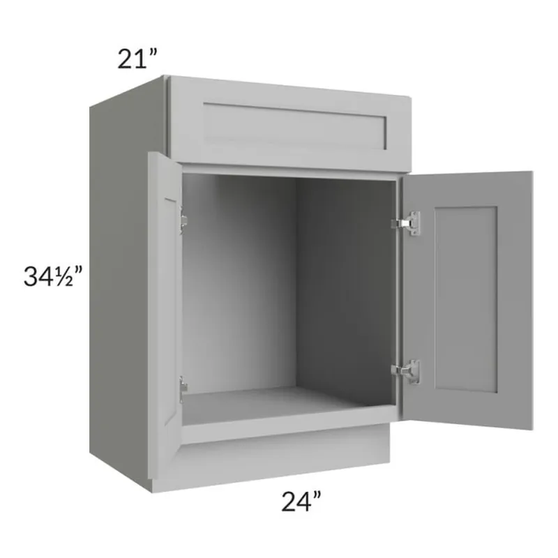 Limited Offer RTA Pewter Grey Shaker 24" Bathroom Vanity