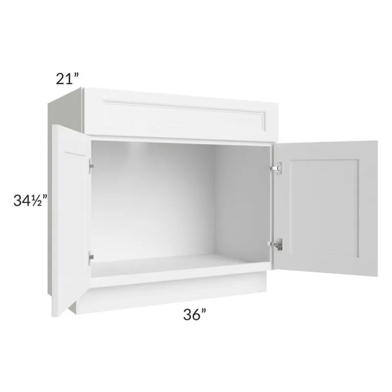 High Quality RTA Providence White 36" Bathroom Vanity