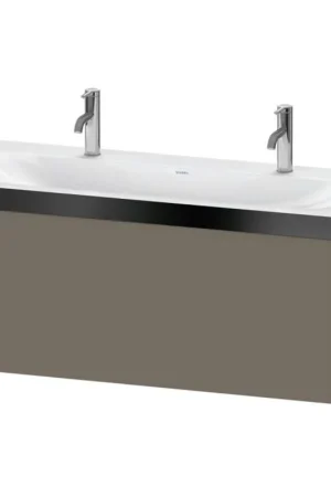 Bulk Order Duravit XViu 47" x 20" x 19" One Drawer C-Bonded Wall-Mount Vanity Kit With One Tap Hole, Flannel Gray (XV4613OB290P)