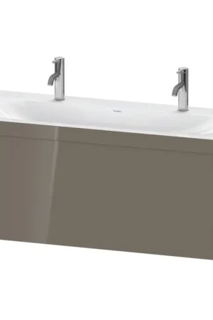 Affordable Duravit XViu 47" x 20" x 19" One Drawer C-Bonded Wall-Mount Vanity Kit With One Tap Hole, Flannel Gray (XV4613OB189C)