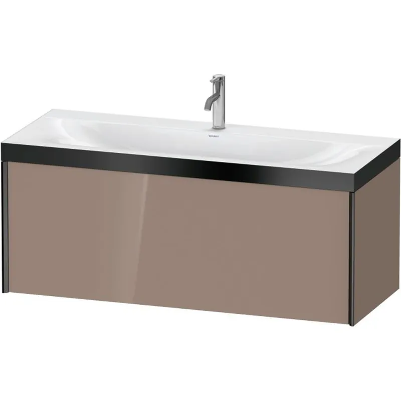 Best Seller Duravit XViu 47" x 20" x 19" One Drawer C-Bonded Wall-Mount Vanity Kit With One Tap Hole, Cappuccino (XV4612OB286P)