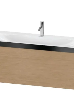 Affordable Duravit XViu 47" x 20" x 19" One Drawer C-Bonded Wall-Mount Vanity Kit With One Tap Hole, European Oak (XV4612OB252P)