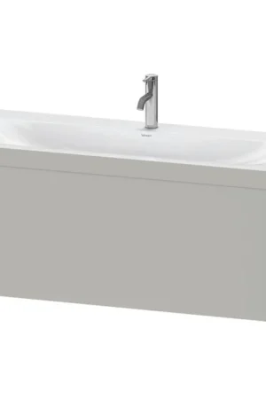 Brand New Duravit XViu 47" x 20" x 19" One Drawer C-Bonded Wall-Mount Vanity Kit With One Tap Hole, Concrete Gray (XV4612OB207C)