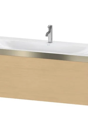 Buy Online Duravit XViu 47" x 20" x 19" One Drawer C-Bonded Wall-Mount Vanity Kit With One Tap Hole, Natural Oak (XV4612OB130P)