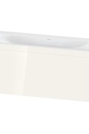 Affordable Duravit XViu 47" x 20" x 19" One Drawer C-Bonded Wall-Mount Vanity Kit Without Tap Hole, White (XV4612NB222C)