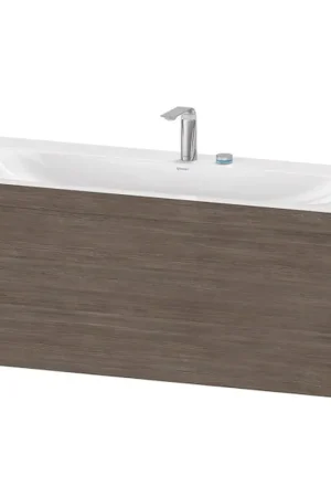 Big Sale Duravit XViu 47" x 20" x 19" One Drawer C-Bonded Wall-Mount Vanity Kit With Two Tap Holes, Pine Terra (XV4612EB251C)