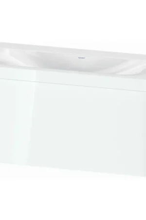 Best Choice Duravit XViu 39" x 20" x 19" One Drawer C-Bonded Wall-Mount Vanity Kit Without Tap Hole, White (XV4611NB185C)