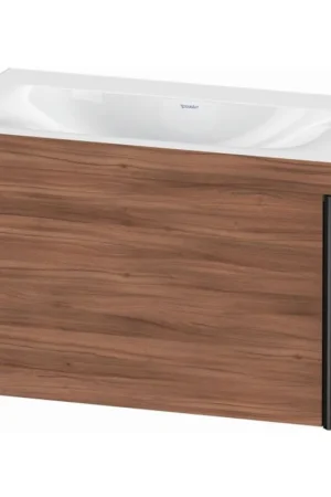 Best Seller Duravit XViu 31" x 20" x 19" One Drawer C-Bonded Wall-Mount Vanity Kit Without Tap Hole, Walnut (XV4610NB279C)