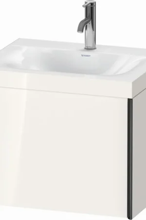 Direct From Manufacturer Duravit XViu 24" x 20" x 19" One Drawer C-Bonded Wall-Mount Vanity Kit With One Tap Hole, White (XV4609OB222C)