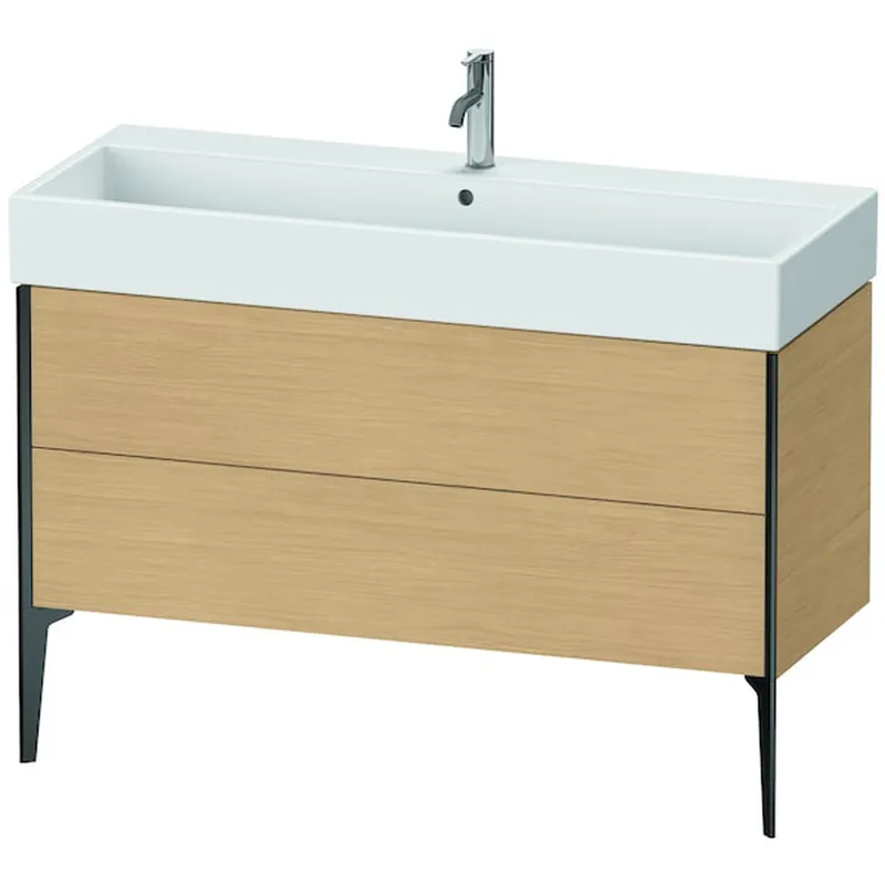 Don’t Miss Out Duravit Xviu 47" x 19" x 18" Two Drawer Floorstanding Vanity Unit, Natural Oak (XV45380B230)